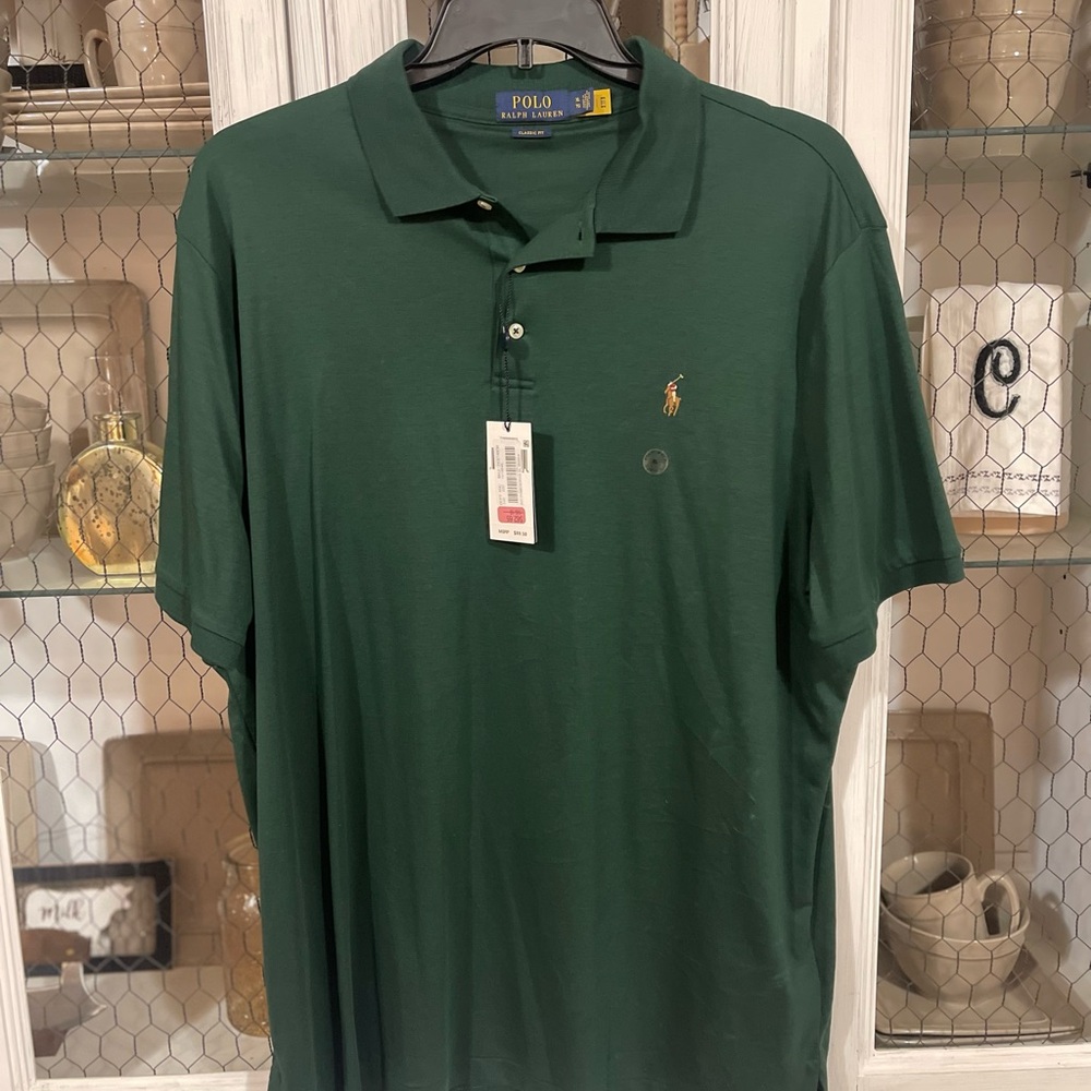 Ralph Lauren Men's Deep Green Polo Shirt